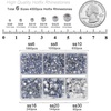 image:imageBEADSLAND Hotfix Rhinestones 4000 PCS AB Rhinestones for Clothes Crafts Mixed 6 Sizes with Wax Pencil and Tweezers Kit SS6SS30 Crystal ABCrystal