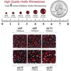 image:imageBEADSLAND Hotfix Rhinestones 4000 PCS AB Rhinestones for Clothes Crafts Mixed 6 Sizes with Wax Pencil and Tweezers Kit SS6SS30 Crystal ABDark Siam