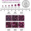 image:imageBEADSLAND Hotfix Rhinestones 4000 PCS AB Rhinestones for Clothes Crafts Mixed 6 Sizes with Wax Pencil and Tweezers Kit SS6SS30 Crystal ABFuchsia