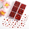 image:imageBEADSLAND Hotfix Rhinestones 4000 PCS AB Rhinestones for Clothes Crafts Mixed 6 Sizes with Wax Pencil and Tweezers Kit SS6SS30 Crystal ABHyacinth