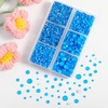 image:imageBEADSLAND Hotfix Rhinestones 4000 PCS AB Rhinestones for Clothes Crafts Mixed 6 Sizes with Wax Pencil and Tweezers Kit SS6SS30 Crystal ABNeon Blue