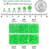 image:imageBEADSLAND Hotfix Rhinestones 4000 PCS AB Rhinestones for Clothes Crafts Mixed 6 Sizes with Wax Pencil and Tweezers Kit SS6SS30 Crystal ABNeon Green