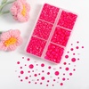 image:imageBEADSLAND Hotfix Rhinestones 4000 PCS AB Rhinestones for Clothes Crafts Mixed 6 Sizes with Wax Pencil and Tweezers Kit SS6SS30 Crystal ABNeon Rose