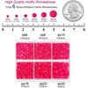 image:imageBEADSLAND Hotfix Rhinestones 4000 PCS AB Rhinestones for Clothes Crafts Mixed 6 Sizes with Wax Pencil and Tweezers Kit SS6SS30 Crystal ABNeon Rose