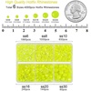 image:imageBEADSLAND Hotfix Rhinestones 4000 PCS AB Rhinestones for Clothes Crafts Mixed 6 Sizes with Wax Pencil and Tweezers Kit SS6SS30 Crystal ABNeon Yellow