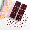 image:imageBEADSLAND Hotfix Rhinestones 4000 PCS AB Rhinestones for Clothes Crafts Mixed 6 Sizes with Wax Pencil and Tweezers Kit SS6SS30 Crystal ABSiam