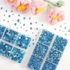 image:imageBEADSLAND Hotfix Rhinestones 6080PCS Blue Rhinestones for Clothes Crafts Mixed 6 Sizes with Wax Pencil and Tweezers Kit SS6SS30 AquamarineAquamarine