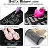 image:imageBEADSLAND Hotfix Rhinestones 6080PCS Blue Rhinestones for Clothes Crafts Mixed 6 Sizes with Wax Pencil and Tweezers Kit SS6SS30 AquamarineCrystal