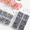 image:imageBEADSLAND Hotfix Rhinestones 6080PCS Blue Rhinestones for Clothes Crafts Mixed 6 Sizes with Wax Pencil and Tweezers Kit SS6SS30 AquamarineSilver Hematite
