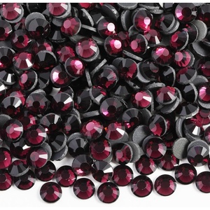 image:image6000PCS Hotfix Rhinestones Bulk Clear Rhinestones for Crafts ClothesHotfix Crystals DIY Decoration SS10 2729mmAmethyst
