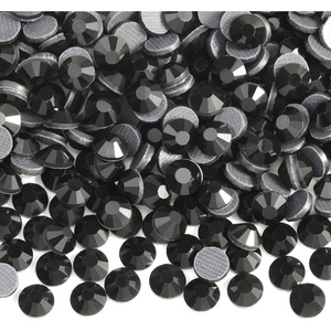 image:image6000PCS Hotfix Rhinestones Bulk Clear Rhinestones for Crafts ClothesHotfix Crystals DIY Decoration SS10 2729mmBlack