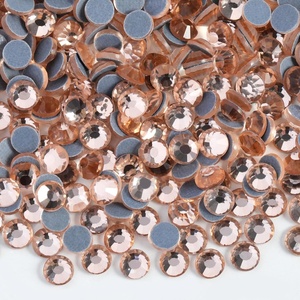image:image6000PCS Hotfix Rhinestones Bulk Clear Rhinestones for Crafts ClothesHotfix Crystals DIY Decoration SS10 2729mmChampagne