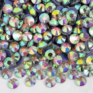 image:image6000PCS Hotfix Rhinestones Bulk Clear Rhinestones for Crafts ClothesHotfix Crystals DIY Decoration SS10 2729mmClear AB