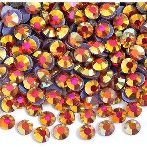 image:image6000PCS Hotfix Rhinestones Bulk Clear Rhinestones for Crafts ClothesHotfix Crystals DIY Decoration SS10 2729mmHyacinth AB