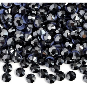 image:image6000PCS Hotfix Rhinestones Bulk Clear Rhinestones for Crafts ClothesHotfix Crystals DIY Decoration SS10 2729mmJet Hematite