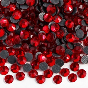 image:image6000PCS Hotfix Rhinestones Bulk Clear Rhinestones for Crafts ClothesHotfix Crystals DIY Decoration SS10 2729mmLight Siam