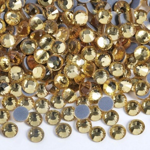 image:image6000PCS Hotfix Rhinestones Bulk Clear Rhinestones for Crafts ClothesHotfix Crystals DIY Decoration SS10 2729mmLtColorado Topaz