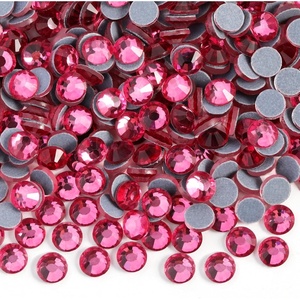 image:image6000PCS Hotfix Rhinestones Bulk Clear Rhinestones for Crafts ClothesHotfix Crystals DIY Decoration SS10 2729mmRose