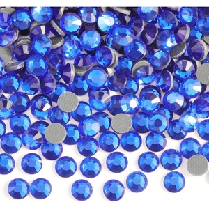 image:image6000PCS Hotfix Rhinestones Bulk Clear Rhinestones for Crafts ClothesHotfix Crystals DIY Decoration SS10 2729mmSapphire
