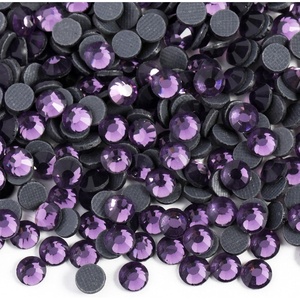 image:image6000PCS Hotfix Rhinestones Bulk Clear Rhinestones for Crafts ClothesHotfix Crystals DIY Decoration SS10 2729mmTanzanite