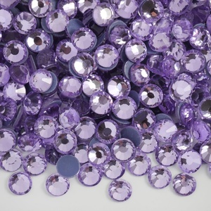 image:image6000PCS Hotfix Rhinestones Bulk Clear Rhinestones for Crafts ClothesHotfix Crystals DIY Decoration SS10 2729mmViolet