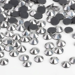 image:imagebeadsland Crystal Hotfix RhinestoneMachine Cut Stone 1440pcspkg VioletSS103mmSilver Hematite