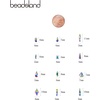 image:imageBeadsland 120pcs Multi Shapes Crystal AB Flatback Rhinestones Kit Glass Crystal Rhinestones for Nails 12 Shapes SetSet 07