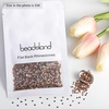 image:imagebeadsland 1440pcs Flat Back Crystal Rhinestones Round Gems for Nail Art and Craft Glue Fix CrystalAB SS10 2729mmAmber