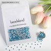 image:imagebeadsland 1440pcs Flat Back Crystal Rhinestones Round Gems for Nail Art and Craft Glue Fix CrystalAB SS10 2729mmAquamarine