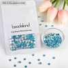 image:imagebeadsland 1440pcs Flat Back Crystal Rhinestones Round Gems for Nail Art and Craft Glue Fix CrystalAB SS10 2729mmAquamarine