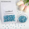 image:imagebeadsland 1440pcs Flat Back Crystal Rhinestones Round Gems for Nail Art and Craft Glue Fix CrystalAB SS10 2729mmAquamarine Ab