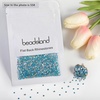 image:imagebeadsland 1440pcs Flat Back Crystal Rhinestones Round Gems for Nail Art and Craft Glue Fix CrystalAB SS10 2729mmAquamarine Ab