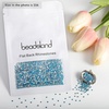 image:imagebeadsland 1440pcs Flat Back Crystal Rhinestones Round Gems for Nail Art and Craft Glue Fix CrystalAB SS10 2729mmAquamarine Ab
