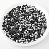 image:imagebeadsland 1440pcs Flat Back Crystal Rhinestones Round Gems for Nail Art and Craft Glue Fix CrystalAB SS10 2729mmBlack