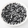 image:imagebeadsland 1440pcs Flat Back Crystal Rhinestones Round Gems for Nail Art and Craft Glue Fix CrystalAB SS10 2729mmBlack