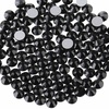 image:imagebeadsland 1440pcs Flat Back Crystal Rhinestones Round Gems for Nail Art and Craft Glue Fix CrystalAB SS10 2729mmBlack