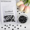 image:imagebeadsland 1440pcs Flat Back Crystal Rhinestones Round Gems for Nail Art and Craft Glue Fix CrystalAB SS10 2729mmBlack