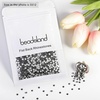 image:imagebeadsland 1440pcs Flat Back Crystal Rhinestones Round Gems for Nail Art and Craft Glue Fix CrystalAB SS10 2729mmBlack Diamond