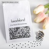 image:imagebeadsland 1440pcs Flat Back Crystal Rhinestones Round Gems for Nail Art and Craft Glue Fix CrystalAB SS10 2729mmBlack Diamond