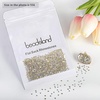 image:imagebeadsland 1440pcs Flat Back Crystal Rhinestones Round Gems for Nail Art and Craft Glue Fix CrystalAB SS10 2729mmBlue Moonlight