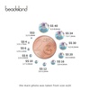 image:imagebeadsland 1440pcs Flat Back Crystal Rhinestones Round Gems for Nail Art and Craft Glue Fix CrystalAB SS10 2729mmBlue Moonlight