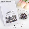 image:imagebeadsland 1440pcs Flat Back Crystal Rhinestones Round Gems for Nail Art and Craft Glue Fix CrystalAB SS10 2729mmBlue Volcano