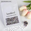 image:imagebeadsland 1440pcs Flat Back Crystal Rhinestones Round Gems for Nail Art and Craft Glue Fix CrystalAB SS10 2729mmBlue Volcano