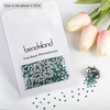 image:imagebeadsland 1440pcs Flat Back Crystal Rhinestones Round Gems for Nail Art and Craft Glue Fix CrystalAB SS10 2729mmBlue Zircon