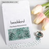 image:imagebeadsland 1440pcs Flat Back Crystal Rhinestones Round Gems for Nail Art and Craft Glue Fix CrystalAB SS10 2729mmBlue Zircon