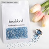 image:imagebeadsland 1440pcs Flat Back Crystal Rhinestones Round Gems for Nail Art and Craft Glue Fix CrystalAB SS10 2729mmCapri Blue