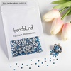 image:imagebeadsland 1440pcs Flat Back Crystal Rhinestones Round Gems for Nail Art and Craft Glue Fix CrystalAB SS10 2729mmCapri Blue