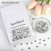 image:imagebeadsland 1440pcs Flat Back Crystal Rhinestones Round Gems for Nail Art and Craft Glue Fix CrystalAB SS10 2729mmCrystal