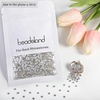 image:imagebeadsland 1440pcs Flat Back Crystal Rhinestones Round Gems for Nail Art and Craft Glue Fix CrystalAB SS10 2729mmCrystal