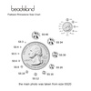 image:imagebeadsland 1440pcs Flat Back Crystal Rhinestones Round Gems for Nail Art and Craft Glue Fix CrystalAB SS10 2729mmCrystal
